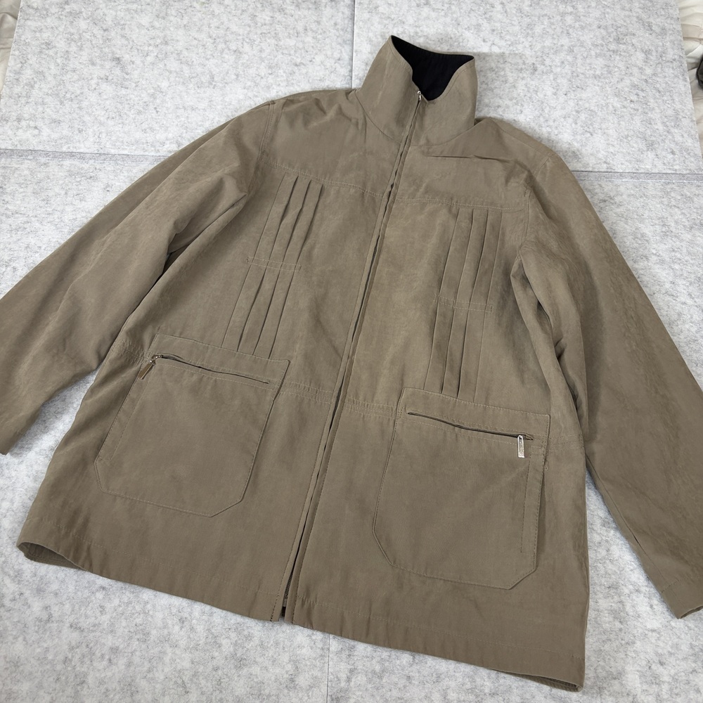 Mackintosh New England M Brown Full Zip Jacket Medium Pockets Lightweight